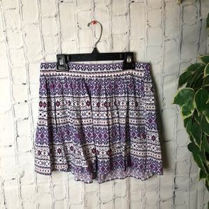 Exotic Print Skirt - Medium
